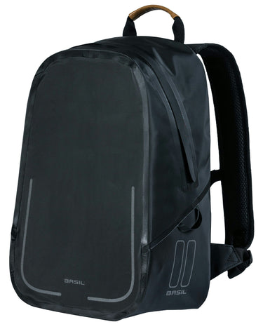 Basil Urban Dry Bicycle Backpack 18 Litres Black